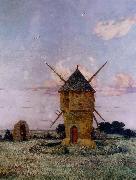 Windmill near Guerande unknow artist